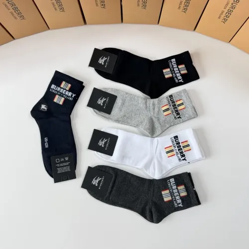 Replica Burberry Socks #1446926 $27.00 USD for Wholesale