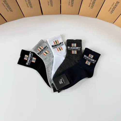 Replica Burberry Socks #1446926 $27.00 USD for Wholesale