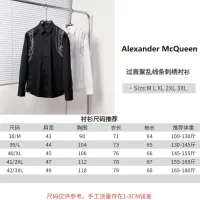 $72.00 USD Alexander McQueen Shirts Long Sleeved For Men #1439429