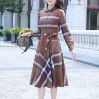 $85.00 USD Burberry Dresses Long Sleeved For Women #1440033