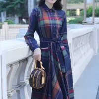 $85.00 USD Burberry Dresses Long Sleeved For Women #1440034