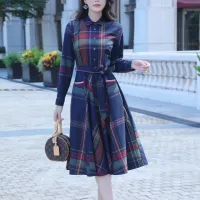 $85.00 USD Burberry Dresses Long Sleeved For Women #1440034