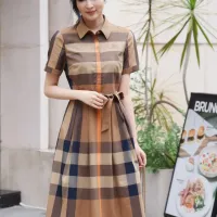 $85.00 USD Burberry Dresses Short Sleeved For Women #1440039