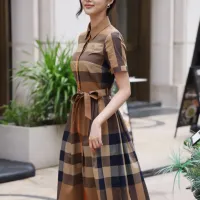 $85.00 USD Burberry Dresses Short Sleeved For Women #1440039