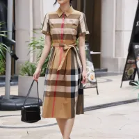 $85.00 USD Burberry Dresses Short Sleeved For Women #1440040
