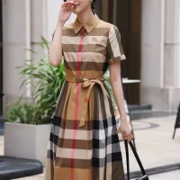 $85.00 USD Burberry Dresses Short Sleeved For Women #1440040