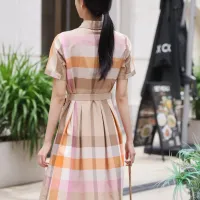 $85.00 USD Burberry Dresses Short Sleeved For Women #1440041