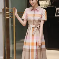 $85.00 USD Burberry Dresses Short Sleeved For Women #1440041