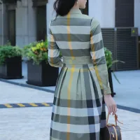 $85.00 USD Burberry Dresses Long Sleeved For Women #1440047