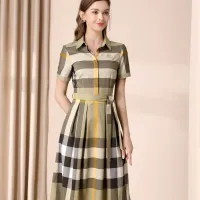 $85.00 USD Burberry Dresses Short Sleeved For Women #1440054