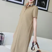 $85.00 USD Burberry Dresses Short Sleeved For Women #1440056