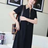 $85.00 USD Burberry Dresses Short Sleeved For Women #1440059
