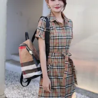 $85.00 USD Burberry Dresses Short Sleeved For Women #1440060
