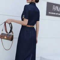 $85.00 USD Burberry Dresses Short Sleeved For Women #1440061