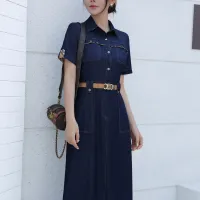 $85.00 USD Burberry Dresses Short Sleeved For Women #1440061