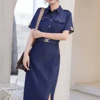 $85.00 USD Burberry Dresses Short Sleeved For Women #1440063