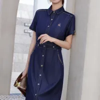 $85.00 USD Burberry Dresses Short Sleeved For Women #1440064