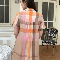 $85.00 USD Burberry Dresses Short Sleeved For Women #1440069