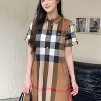 $85.00 USD Burberry Dresses Short Sleeved For Women #1440070
