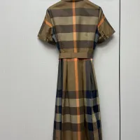 $85.00 USD Burberry Dresses Short Sleeved For Women #1440078
