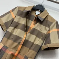 $85.00 USD Burberry Dresses Short Sleeved For Women #1440078