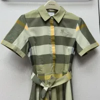 $85.00 USD Burberry Dresses Short Sleeved For Women #1440079