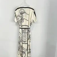 $80.00 USD Versace Dresses Short Sleeved For Women #1440084