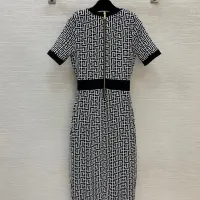 $105.00 USD Balmain Dresses Short Sleeved For Women #1440089
