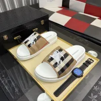 $60.00 USD Burberry Slippers For Men #1442841