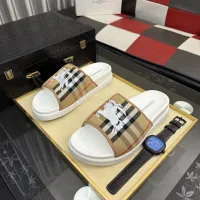 $60.00 USD Burberry Slippers For Men #1442843