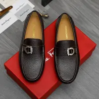 $80.00 USD Salvatore Ferragamo Leather Shoes For Men #1443627