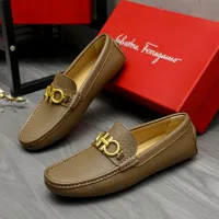 $80.00 USD Salvatore Ferragamo Leather Shoes For Men #1443632