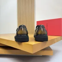 $155.00 USD Salvatore Ferragamo Leather Shoes For Men #1443640