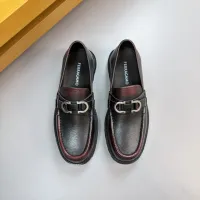 $155.00 USD Salvatore Ferragamo Leather Shoes For Men #1443645