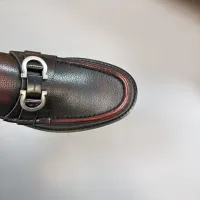 $155.00 USD Salvatore Ferragamo Leather Shoes For Men #1443645