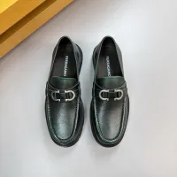 $155.00 USD Salvatore Ferragamo Leather Shoes For Men #1443646