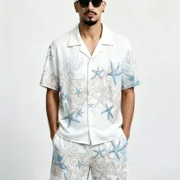 $76.00 USD Versace Tracksuits Short Sleeved For Men #1444866