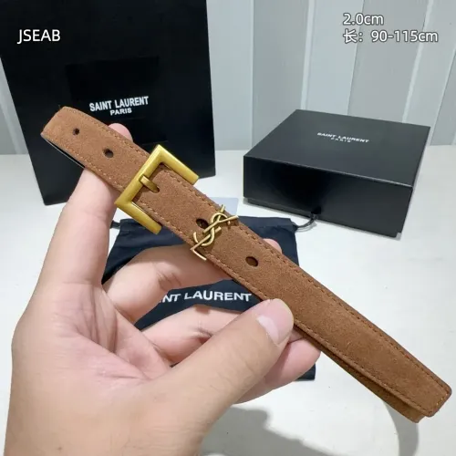 Replica Yves Saint Laurent AAA Quality Belts For Women #1447917 $48.00 USD for Wholesale