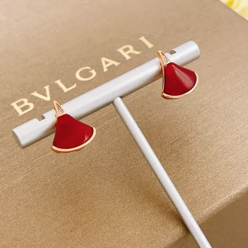 Replica Bvlgari Earrings For Women #1448007 $32.00 USD for Wholesale