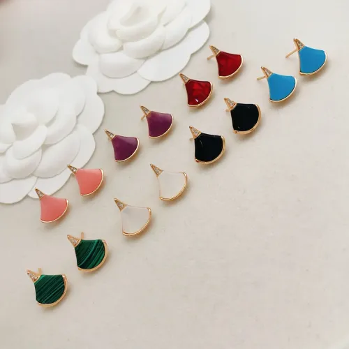 Replica Bvlgari Earrings For Women #1448007 $32.00 USD for Wholesale