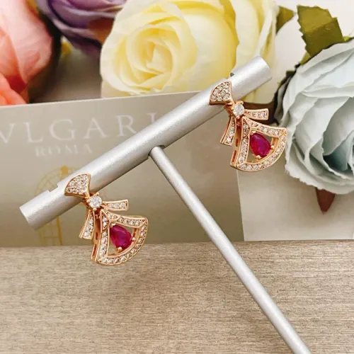 Replica Bvlgari Earrings For Women #1448014 $34.00 USD for Wholesale