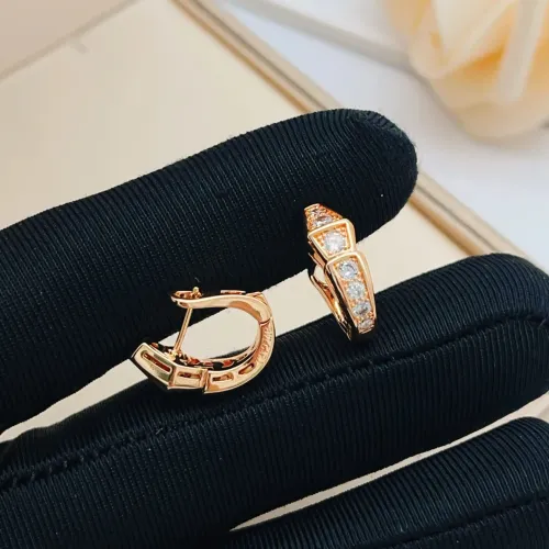 Replica Bvlgari Earrings For Women #1448024 $32.00 USD for Wholesale