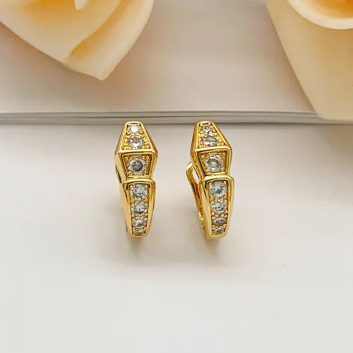 Replica Bvlgari Earrings For Women #1448025 $32.00 USD for Wholesale
