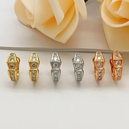 Replica Bvlgari Earrings For Women #1448025 $32.00 USD for Wholesale