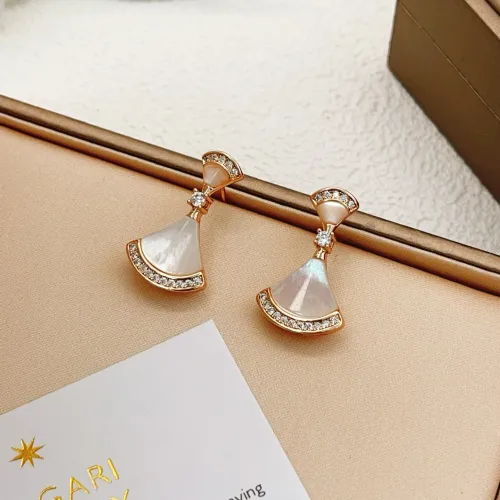 Replica Bvlgari Earrings For Women #1448040 $36.00 USD for Wholesale