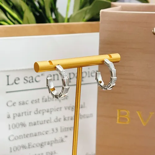 Replica Bvlgari Earrings For Women #1448077 $32.00 USD for Wholesale