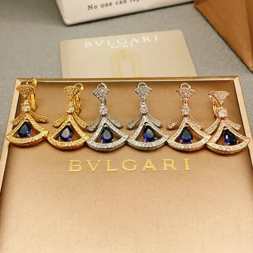 Replica Bvlgari Earrings For Women #1448079 $32.00 USD for Wholesale