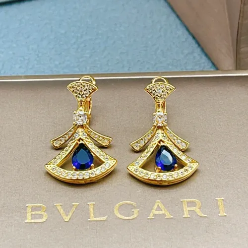 Replica Bvlgari Earrings For Women #1448086 $32.00 USD for Wholesale