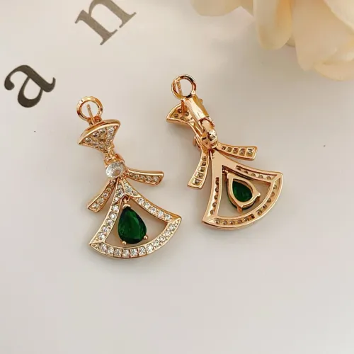 Replica Bvlgari Earrings For Women #1448096 $32.00 USD for Wholesale