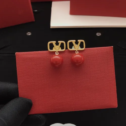 Replica Valentino Earrings For Women #1448232 $27.00 USD for Wholesale